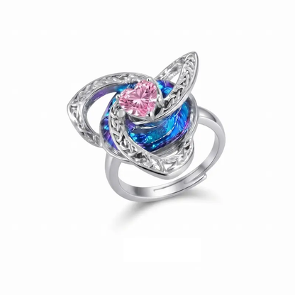 Celtic Trinity Knot Birthstone Ring