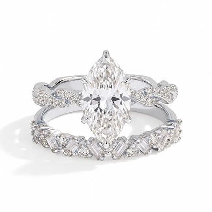 Eternal Marquise Bridal Ring Set