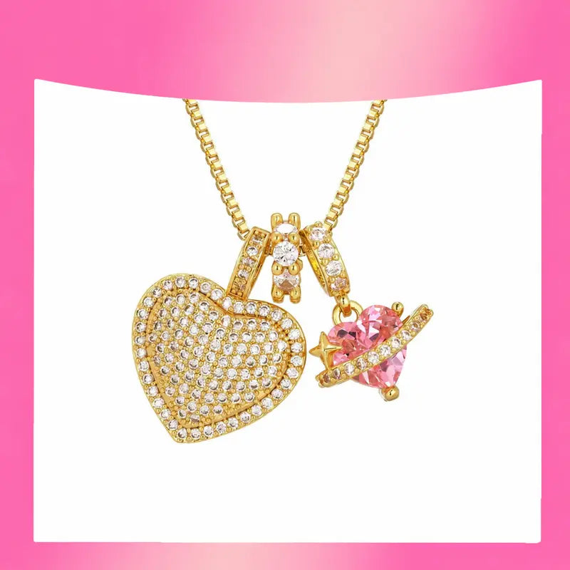 Women's Heart Charm Necklace