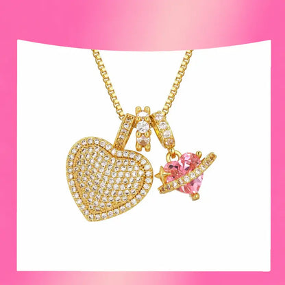 Women's Heart Charm Necklace