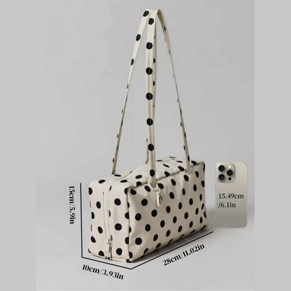 Large Nylon Bowler Tote Bag