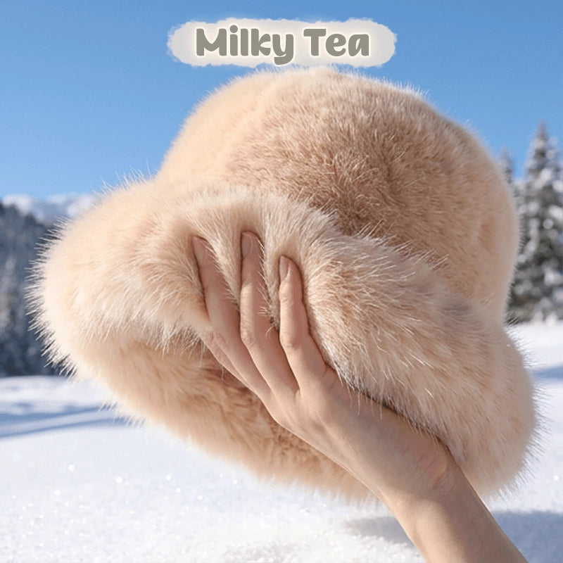 Women's Fluffy Faux Fur Winter Hat