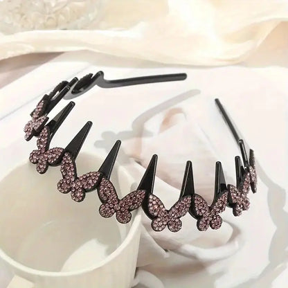 Women's 4-Piece Elegant Butterfly Headbands