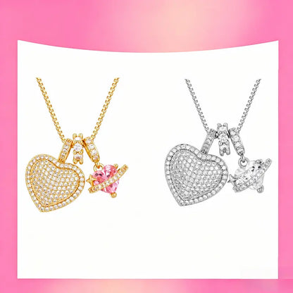 Women's Heart Charm Necklace