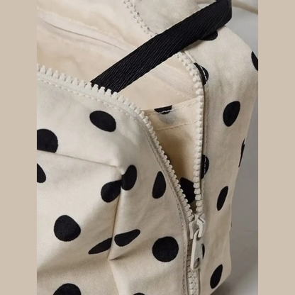 Large Nylon Bowler Tote Bag