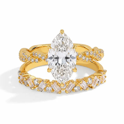 Eternal Marquise Bridal Ring Set