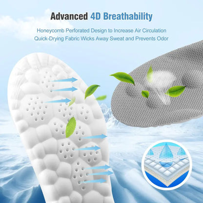 Unisex 4D Cloud Cushion Insoles