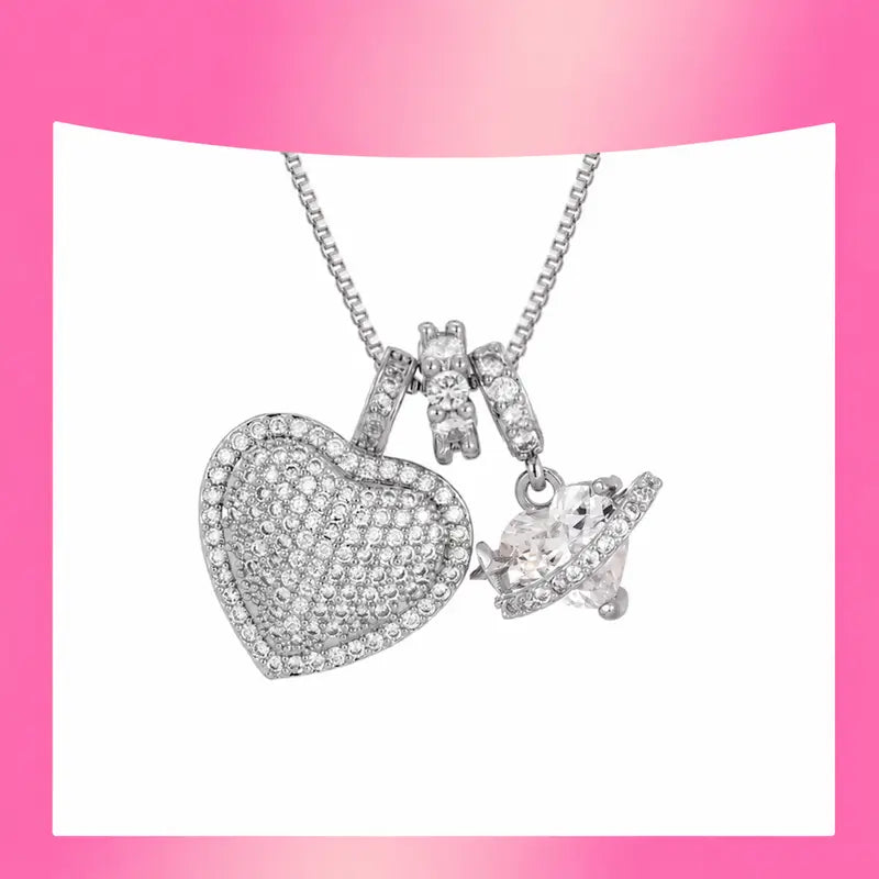 Women's Heart Charm Necklace