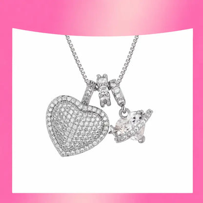 Women's Heart Charm Necklace