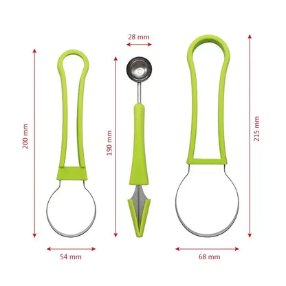 3-in-1 Stainless Steel Carving Tool Set