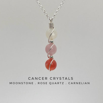 Handmade Zodiac Crystal Necklace