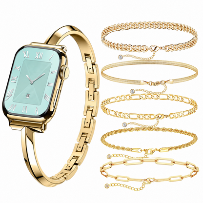 316L Stainless Steel T-Bracelet Smartwatch Band
