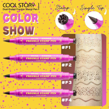 Waterproof Faux Freckles Pen with Fine Tip for Natural-Looking Freckles