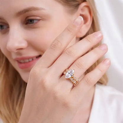 Eternal Marquise Bridal Ring Set