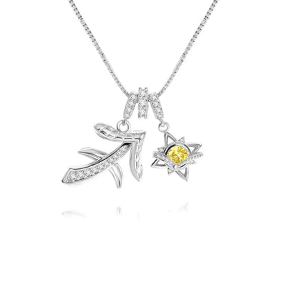 18K Gold-Plated Colorful Zodiac Star Necklace