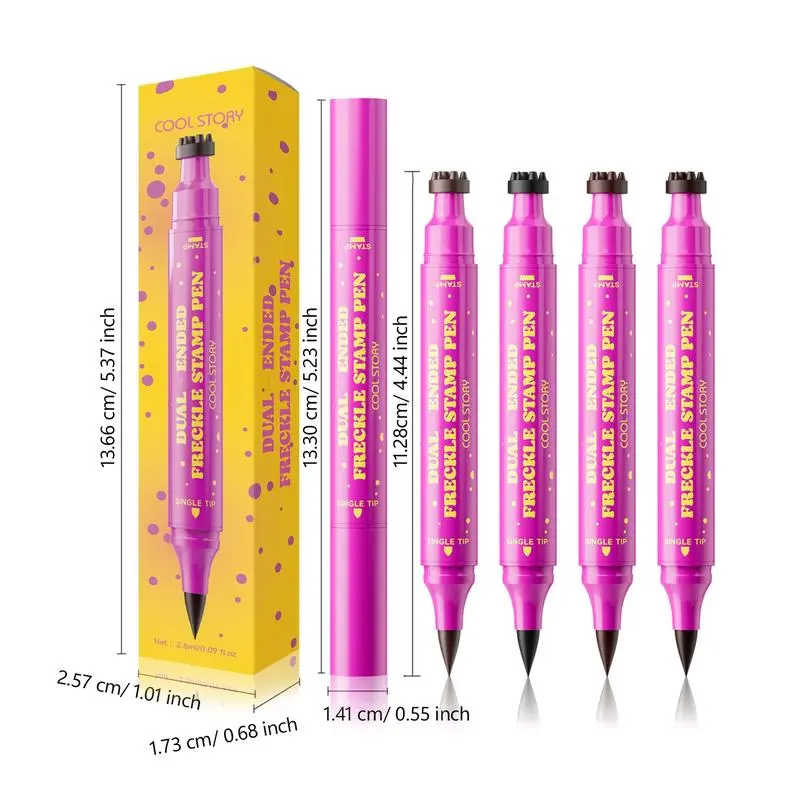 Waterproof Faux Freckles Pen with Fine Tip for Natural-Looking Freckles