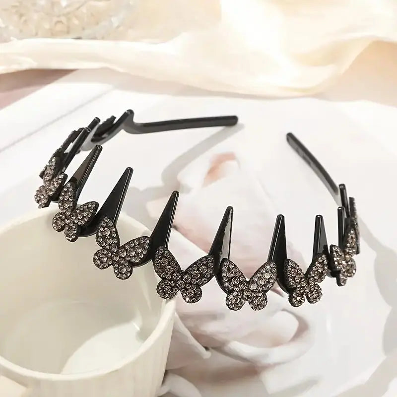 Women's 4-Piece Elegant Butterfly Headbands