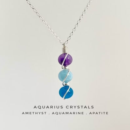 Handmade Zodiac Crystal Necklace