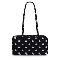 Black with White Polka Dots