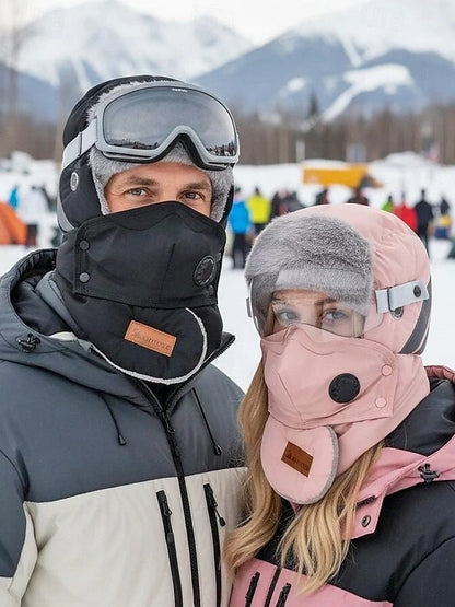 Waterproof Winter Goggles Aviator Bomber Hat