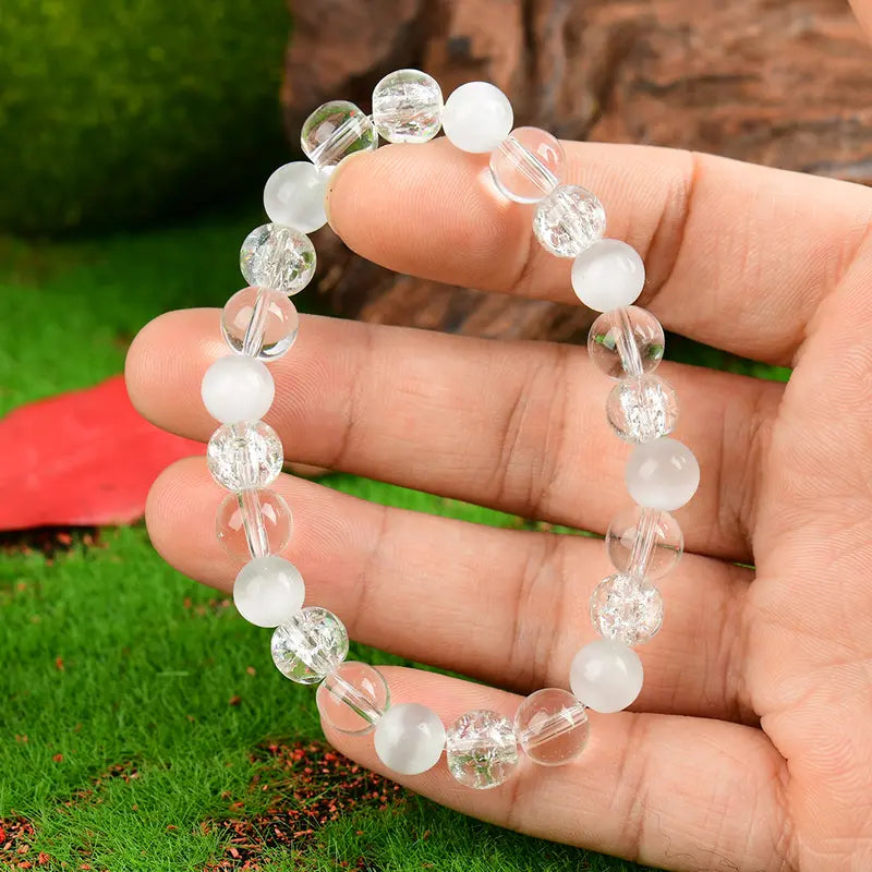 Relieve Anxiety Crystal Beaded Bracelet