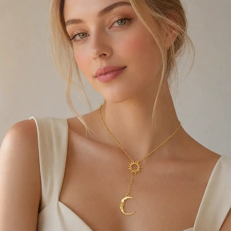 Eternal Sun & Moon Necklace