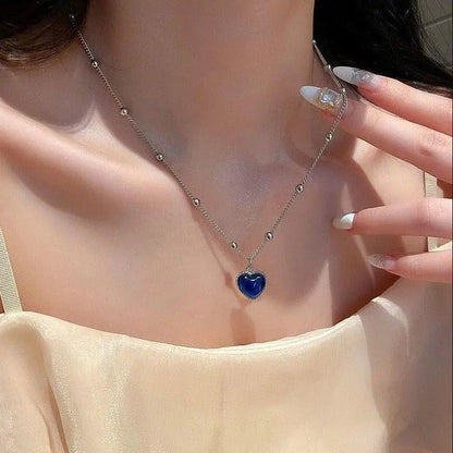 MoodShift Color-Changing Heart Necklace & Bracelet Set