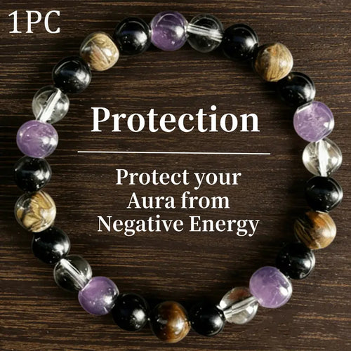 Protection Crystal Beaded Bracelet