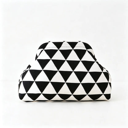 Women's Color-Block Handheld Bag