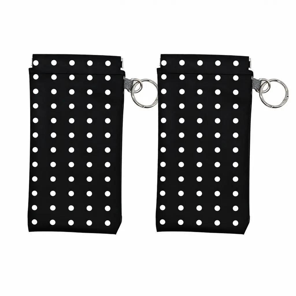Soft PU Leather Sunglasses Pouch Elastic Opening Eyeglasses Bag