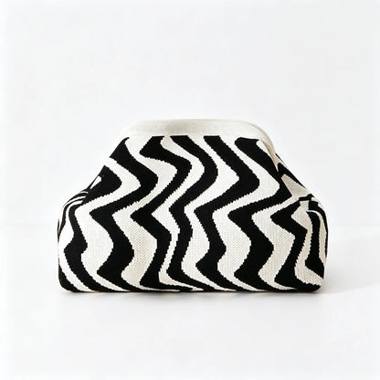 Women's Color-Block Handheld Bag