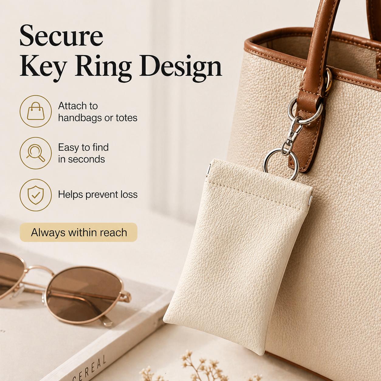 Soft PU Leather Sunglasses Pouch Elastic Opening Eyeglasses Bag