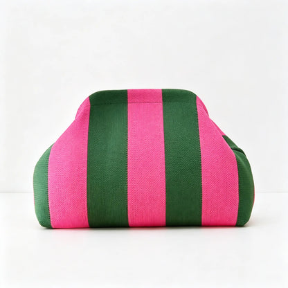 Women's Color-Block Handheld Bag