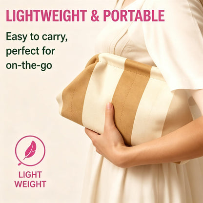 Women's Color-Block Handheld Bag