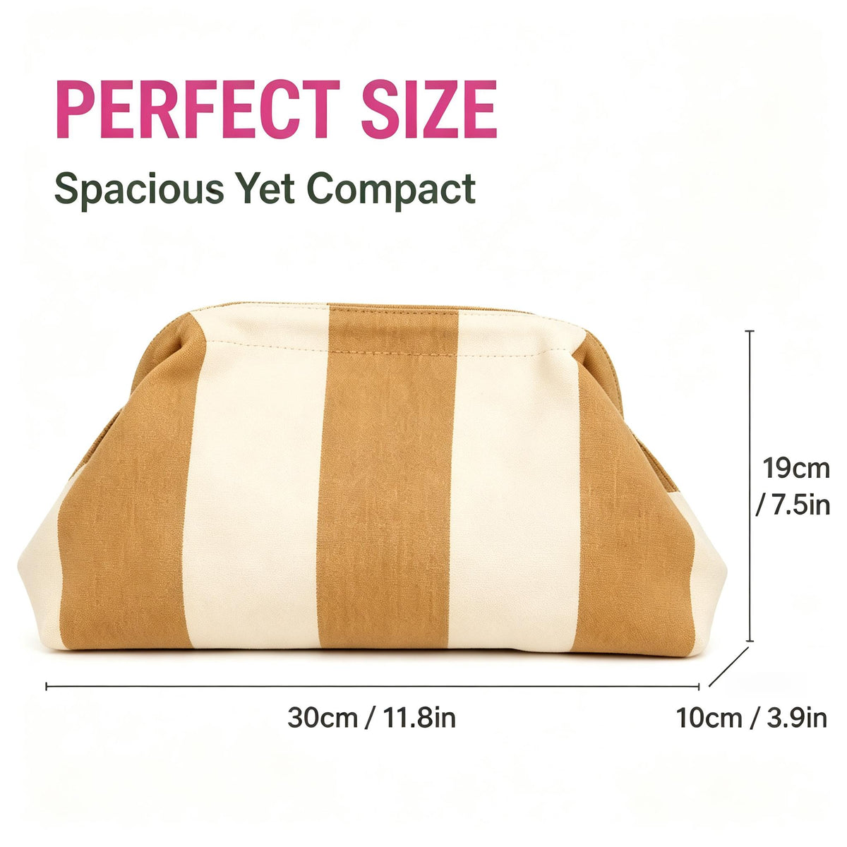 Women's Color-Block Handheld Bag