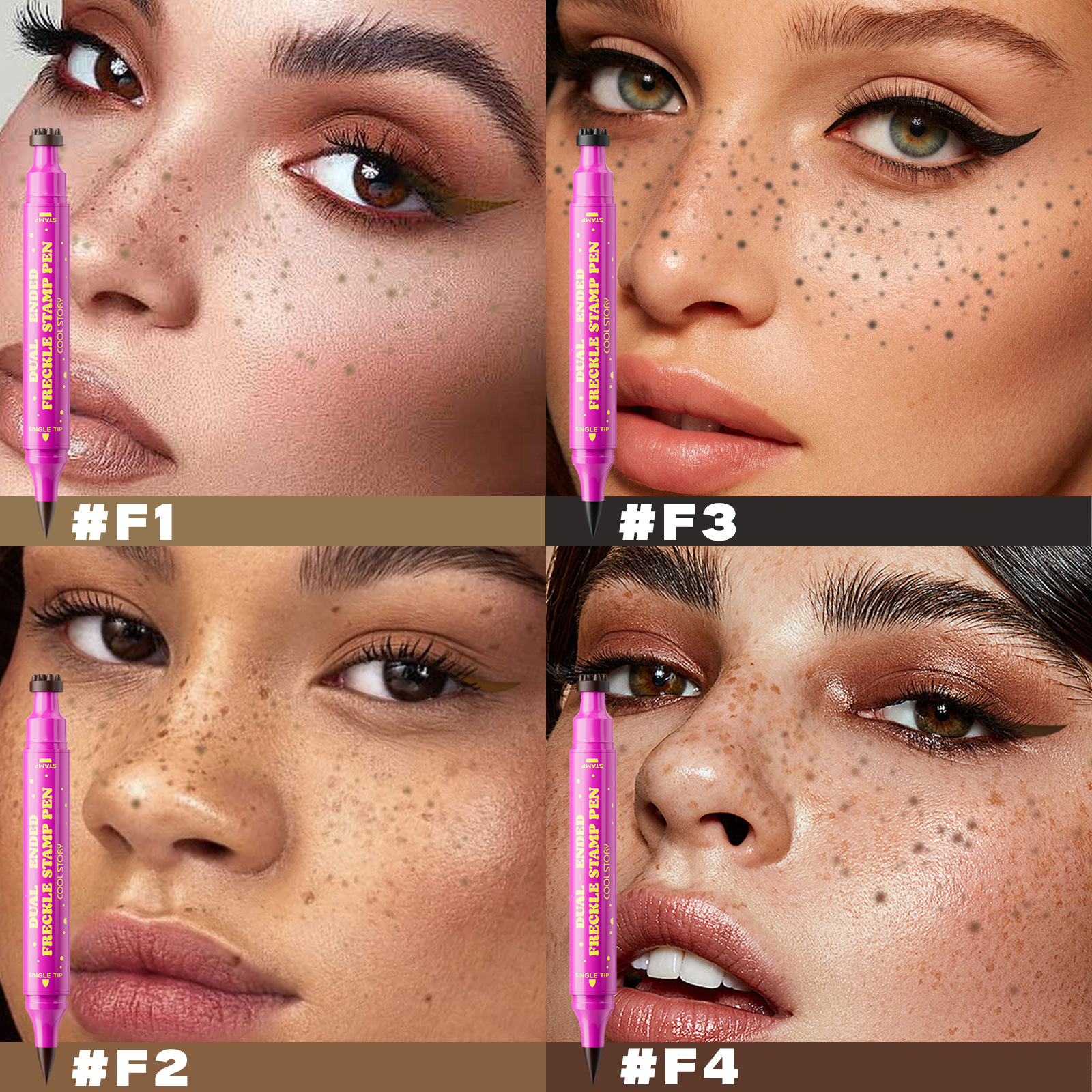 Waterproof Faux Freckles Pen with Fine Tip for Natural-Looking Freckles