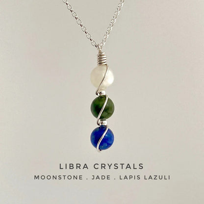 Handmade Zodiac Crystal Necklace