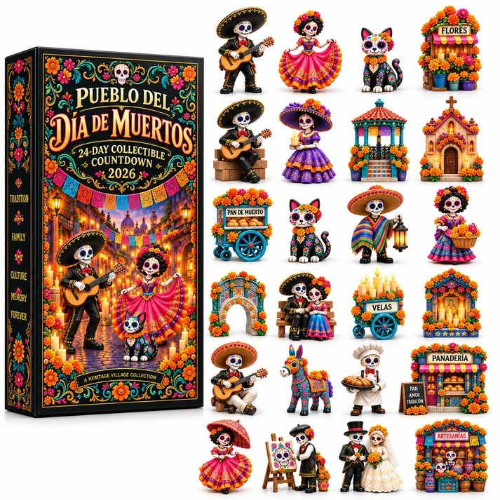2026 'Day of the Dead Village' – A Day of the Dead-themed 24-day collector's edition advent calendar, featuring 24 unique miniatures.