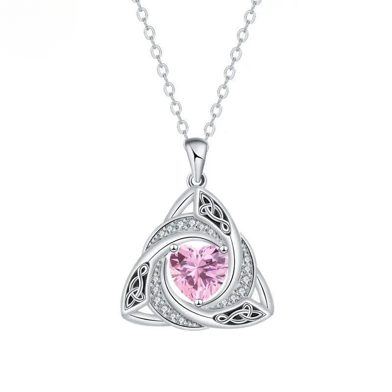 Eternal Celtic Birthstone Necklace