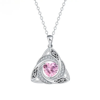 Eternal Celtic Birthstone Necklace