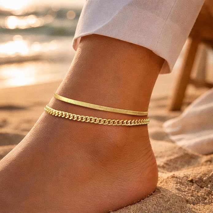 Layered Anklet Set | Chic Beach & Everyday Jewelry