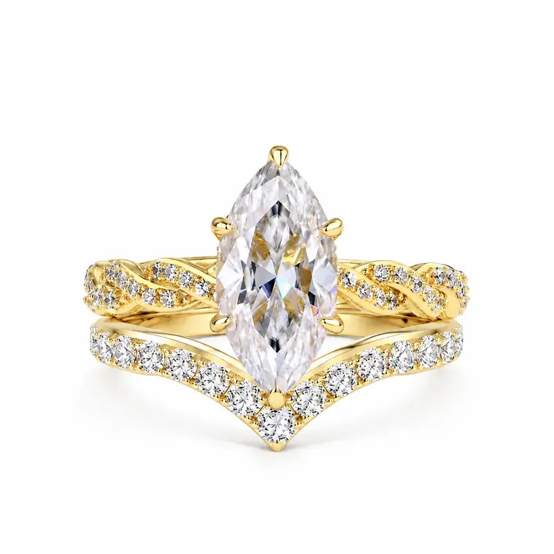 Eternal Marquise Bridal Ring Set