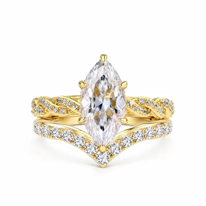 Eternal Marquise Bridal Ring Set