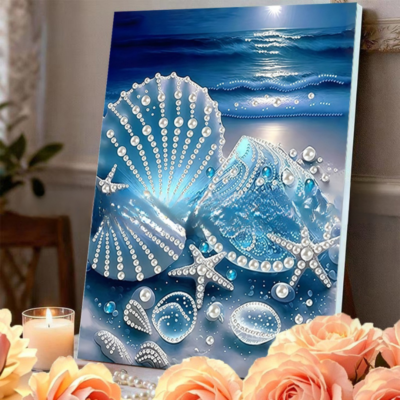 Fireworks Romantic Castle 5D Sparkling Diamond Painting Set