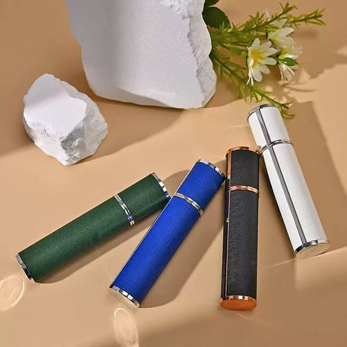 4-Pack 5ml Aluminum Refillable Perfume Atomizer Set