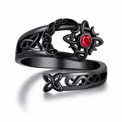 Witch’s Knot Birthstone Ring