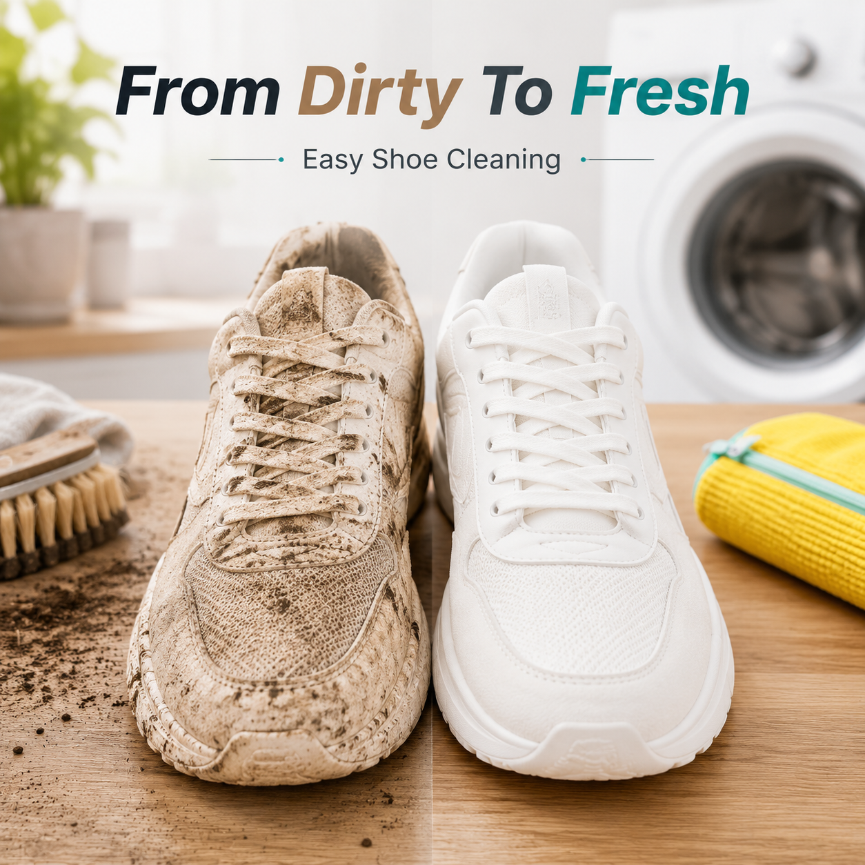 No-Scrub Sneaker Washing Bag