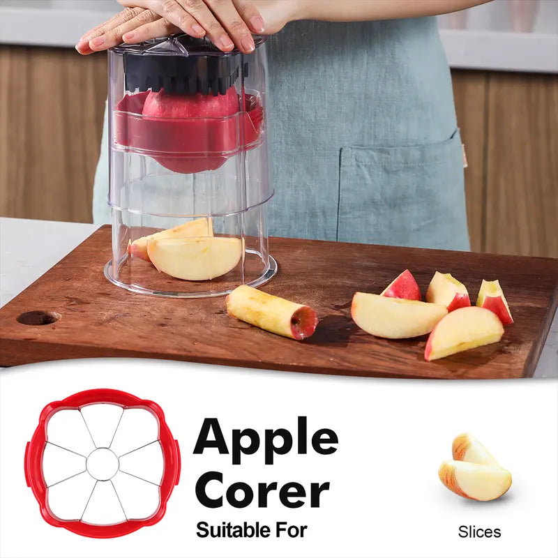 French Fry Cutter with 3 Interchangeable Blades
