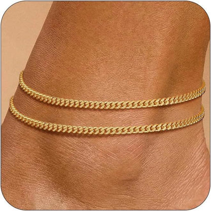 Layered Anklet Set | Chic Beach & Everyday Jewelry