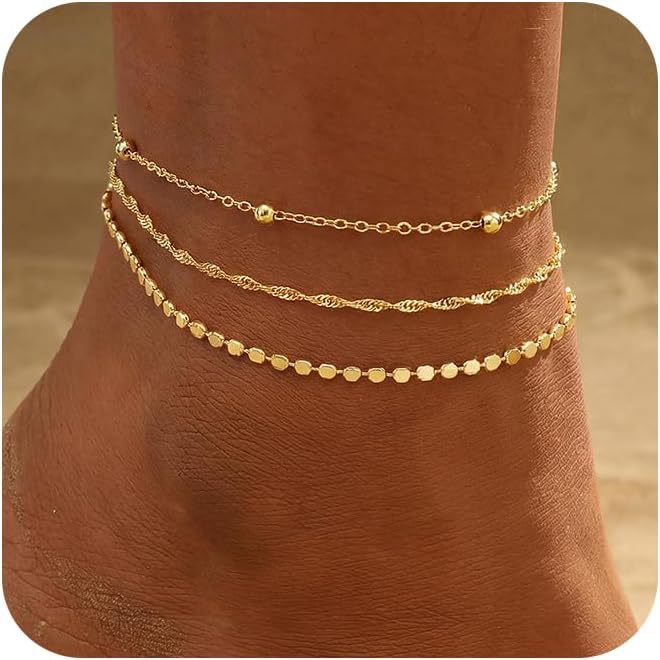 Layered Anklet Set | Chic Beach & Everyday Jewelry